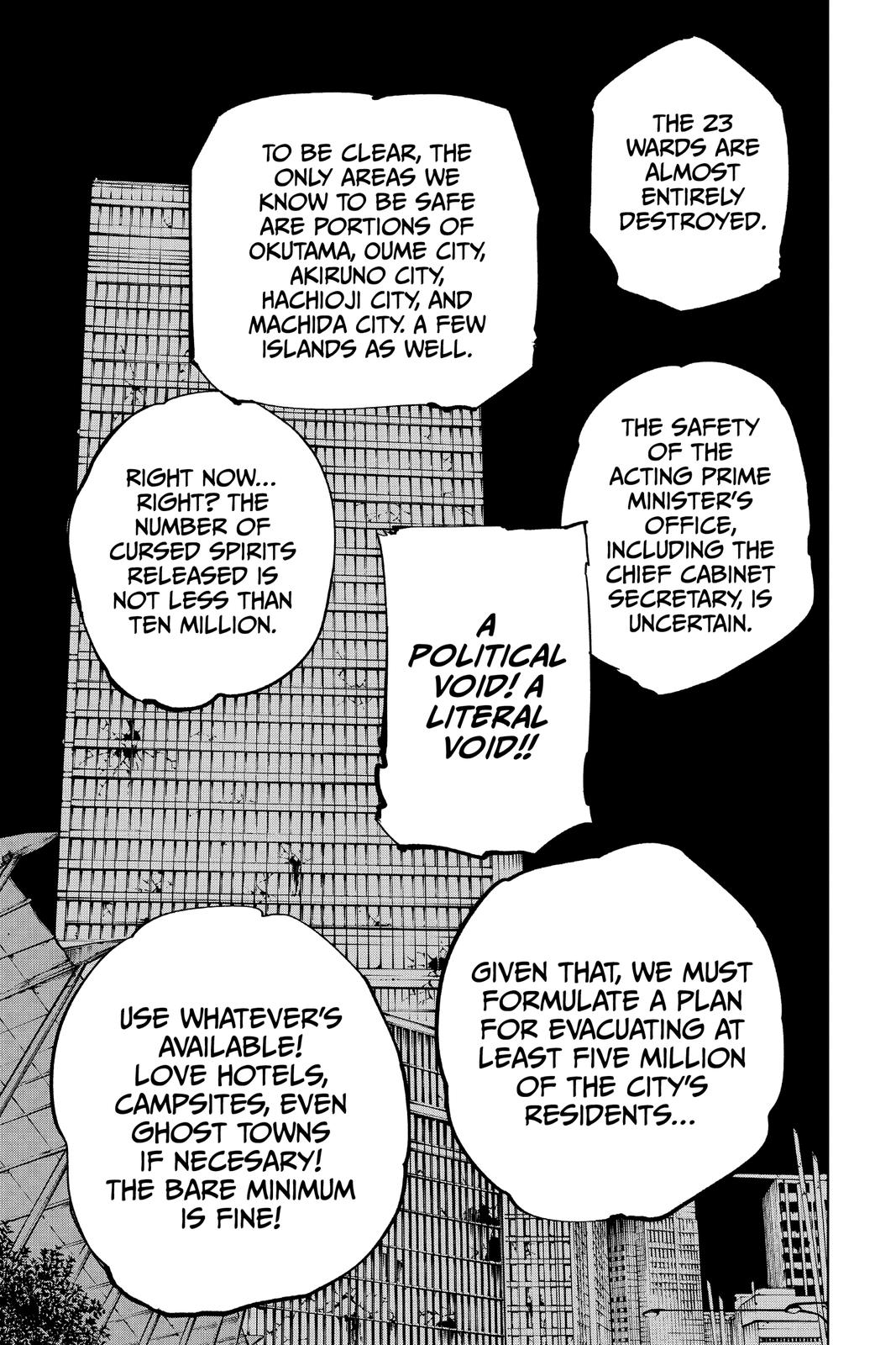 Jujutsu Kaisen Manga Chapter 137 page 5 - Hard and White