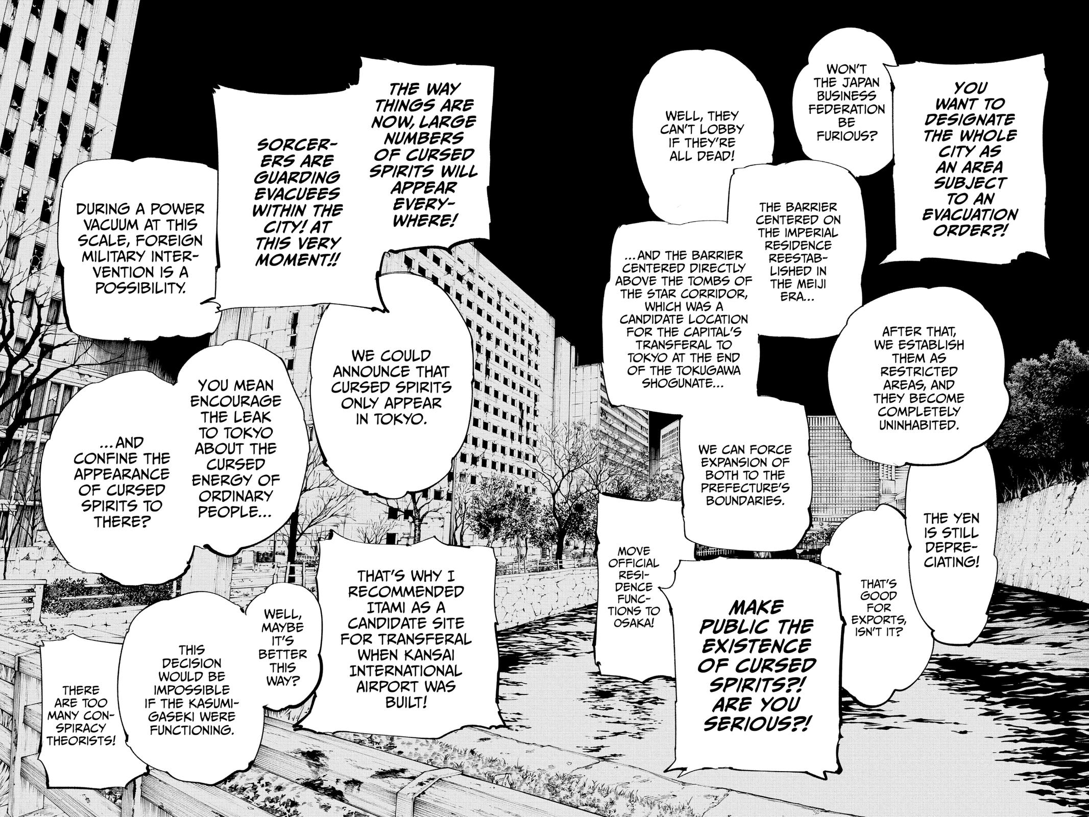 Jujutsu Kaisen Manga Chapter 137 page 6 - Hard and White