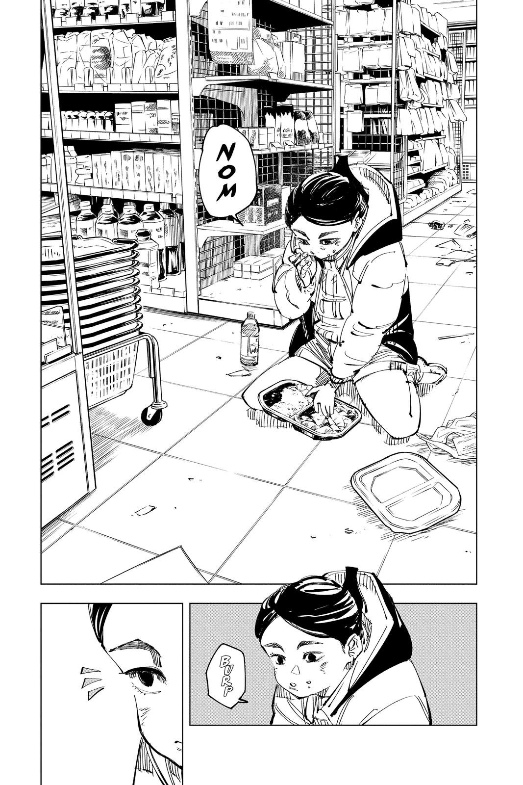 Jujutsu Kaisen Manga Chapter 137 page 8 - Hard and White