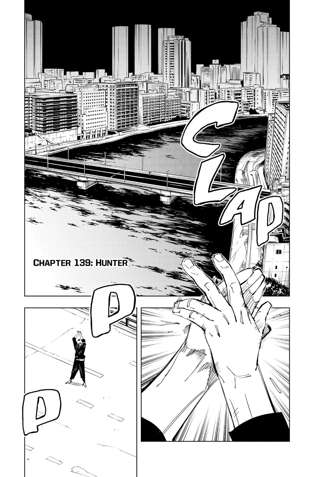 Jujutsu Kaisen Manga Chapter 139 page 1 - Hunter