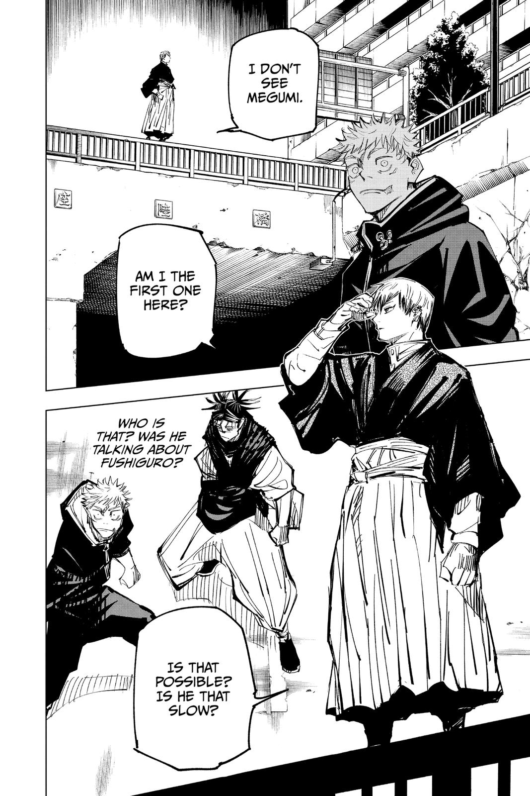 Jujutsu Kaisen Manga Chapter 139 page 11 - Hunter