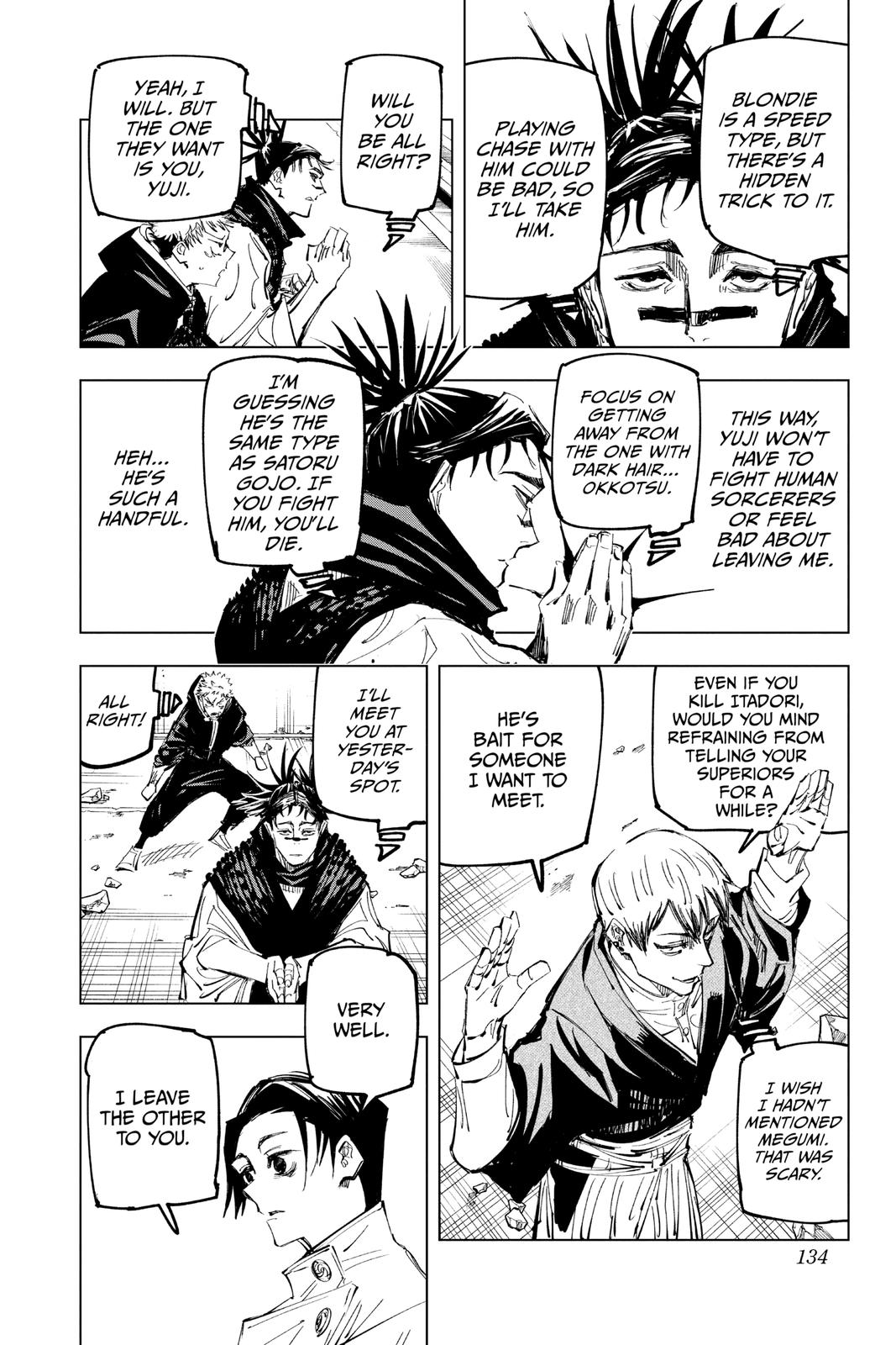 Jujutsu Kaisen Manga Chapter 140 page 6 - Execution