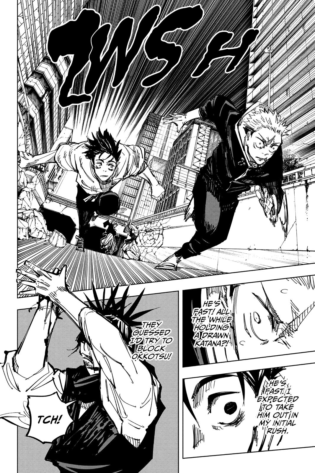 Jujutsu Kaisen Manga Chapter 140 page 8 - Execution