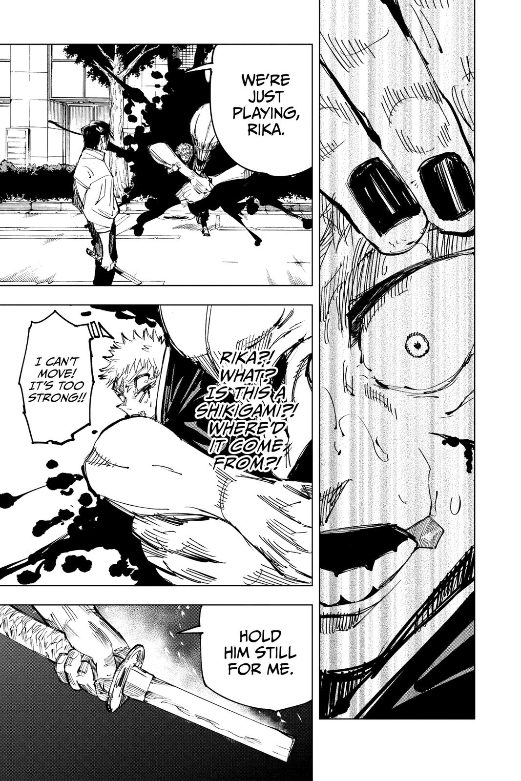 Jujutsu Kaisen Manga Chapter 141 page 13 - The Front of The Back