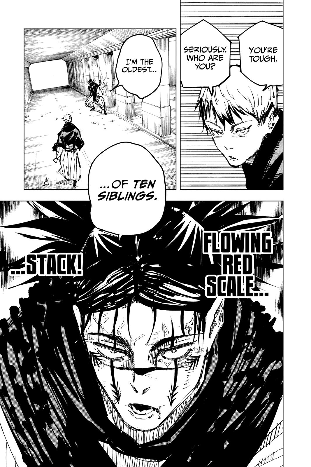 Jujutsu Kaisen Manga Chapter 141 page 19 - The Front of The Back