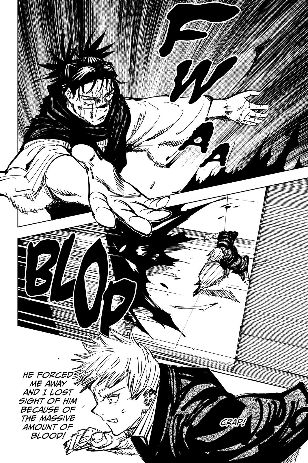 Jujutsu Kaisen Manga Chapter 142 page 10 - A Big Brother's Back