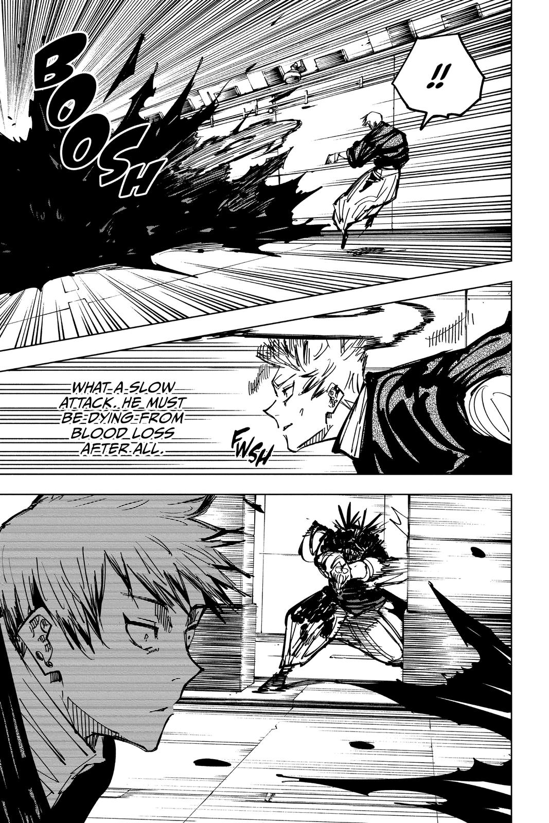 Jujutsu Kaisen Manga Chapter 142 page 11 - A Big Brother's Back