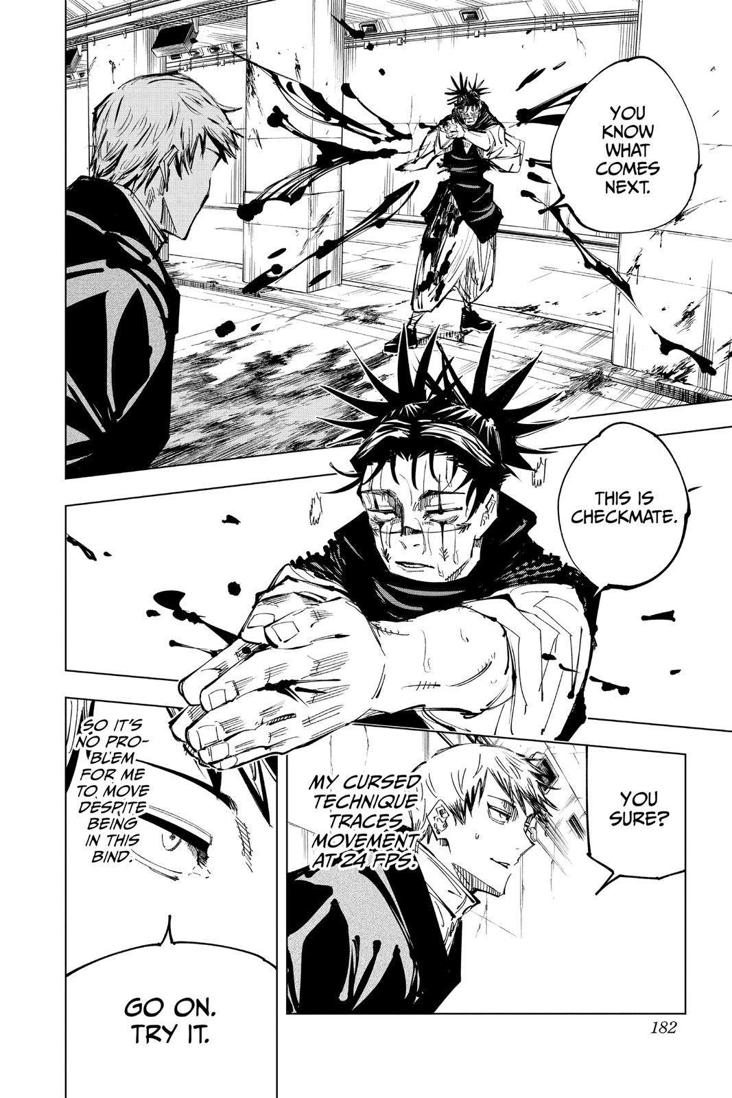 Jujutsu Kaisen Manga Chapter 142 page 14 - A Big Brother's Back