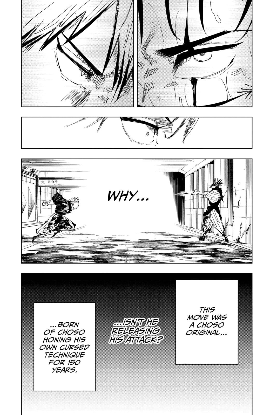 Jujutsu Kaisen Manga Chapter 142 page 15 - A Big Brother's Back