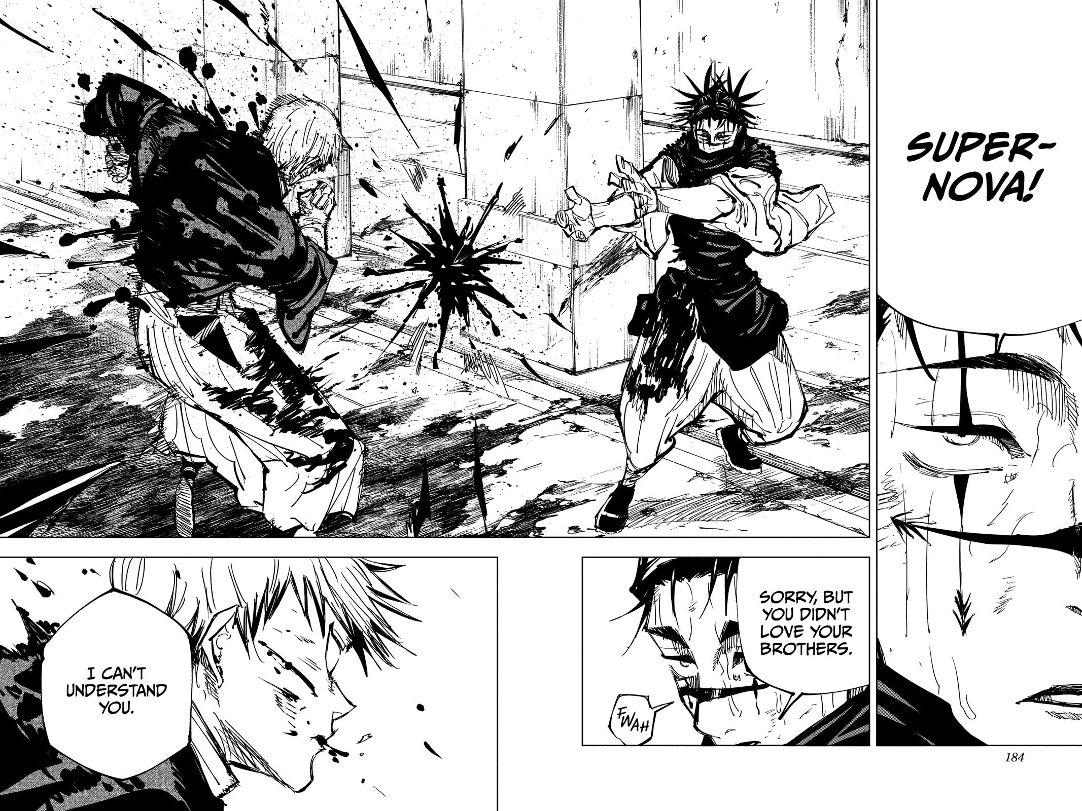 Jujutsu Kaisen Manga Chapter 142 page 16 - A Big Brother's Back