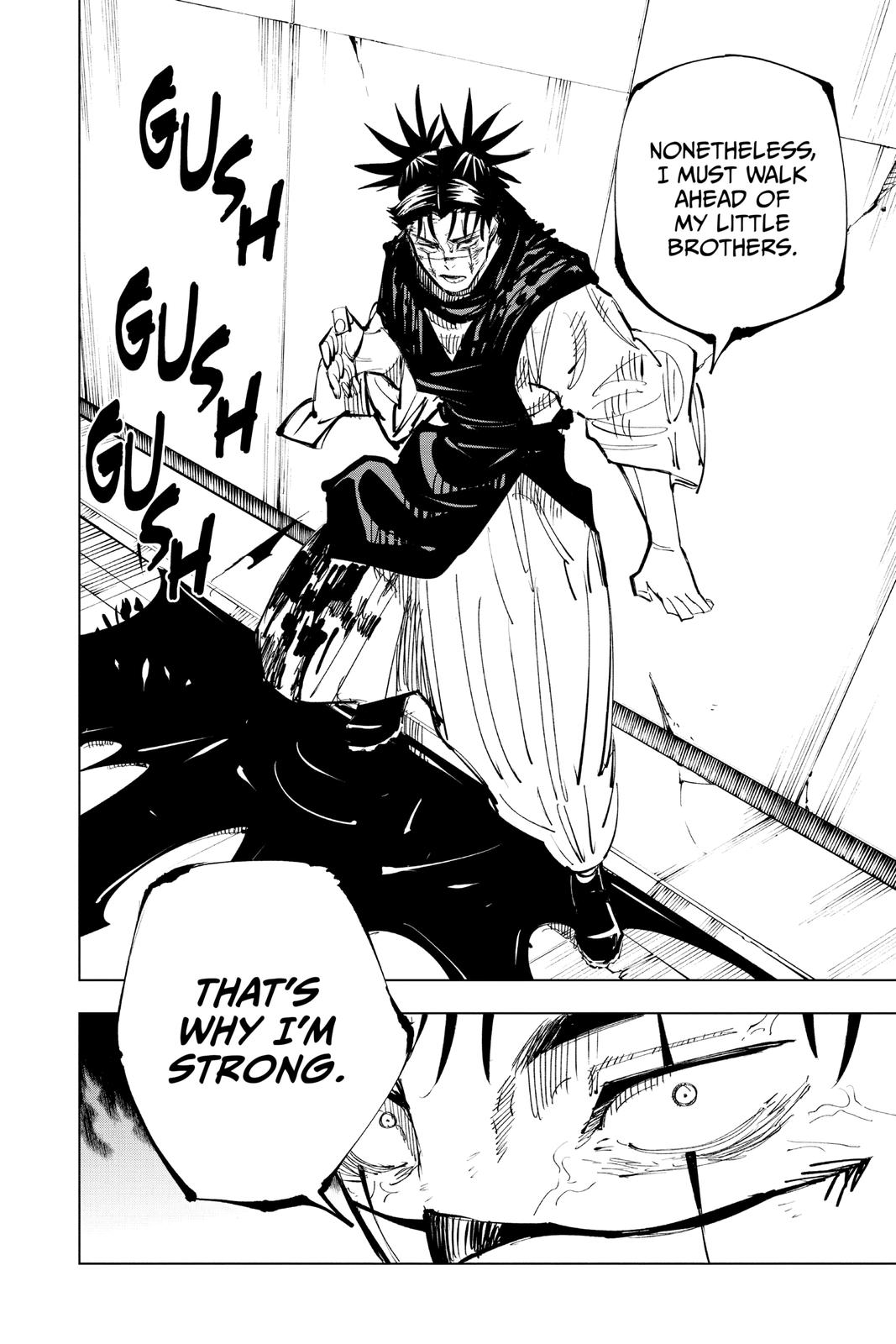 Jujutsu Kaisen Manga Chapter 142 page 8 - A Big Brother's Back