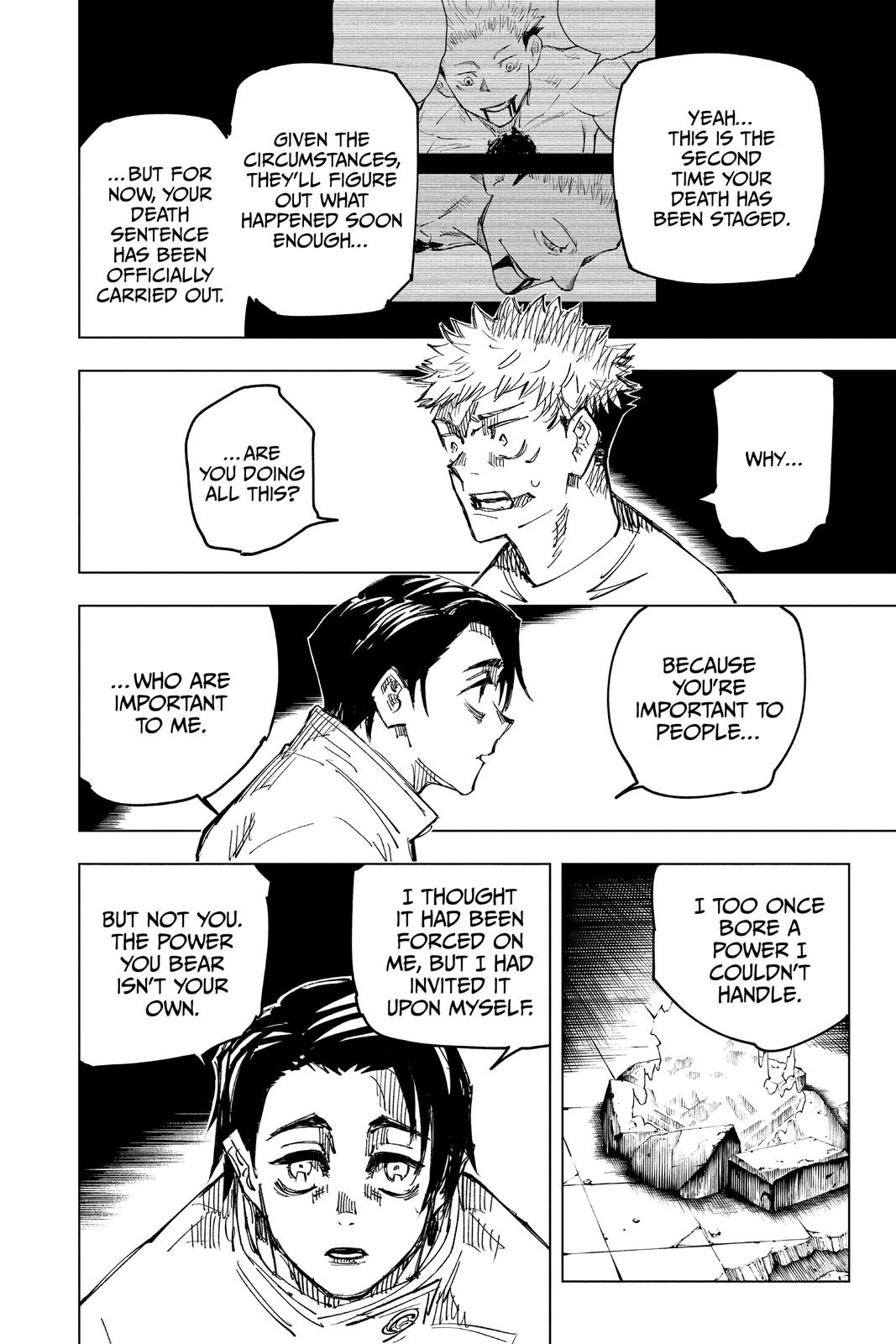 Jujutsu Kaisen Manga Chapter 143 page 16 - One More Time