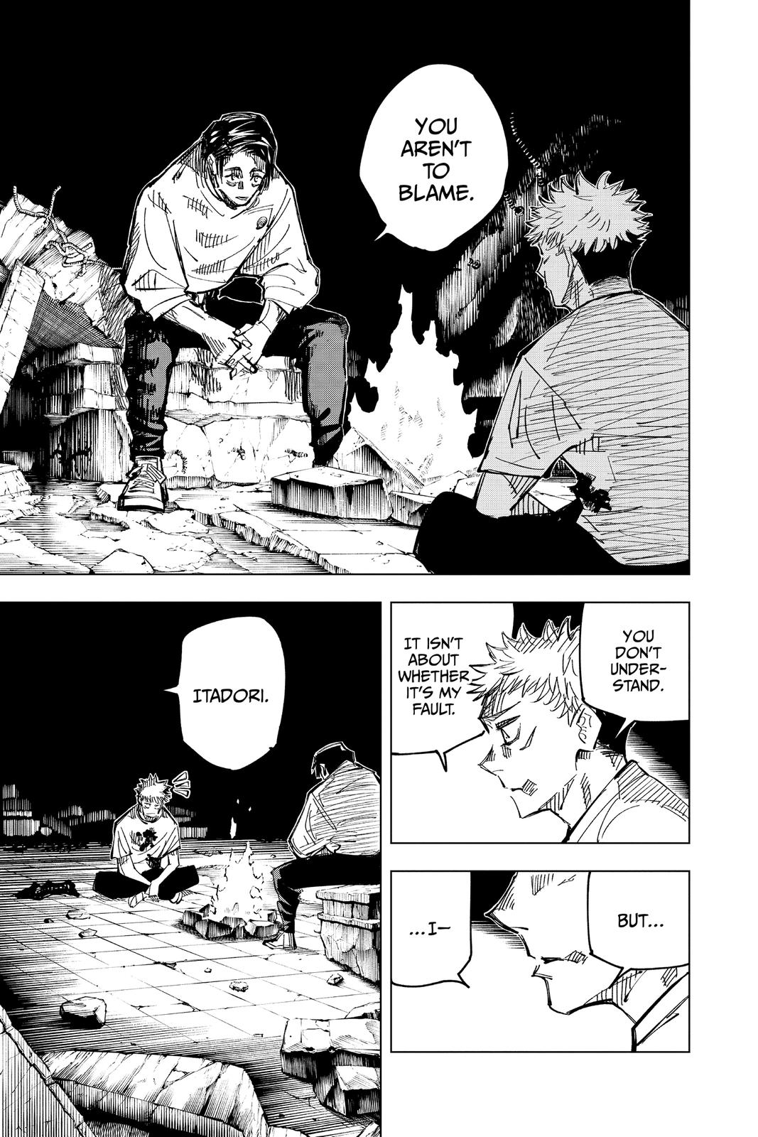 Jujutsu Kaisen Manga Chapter 143 page 17 - One More Time