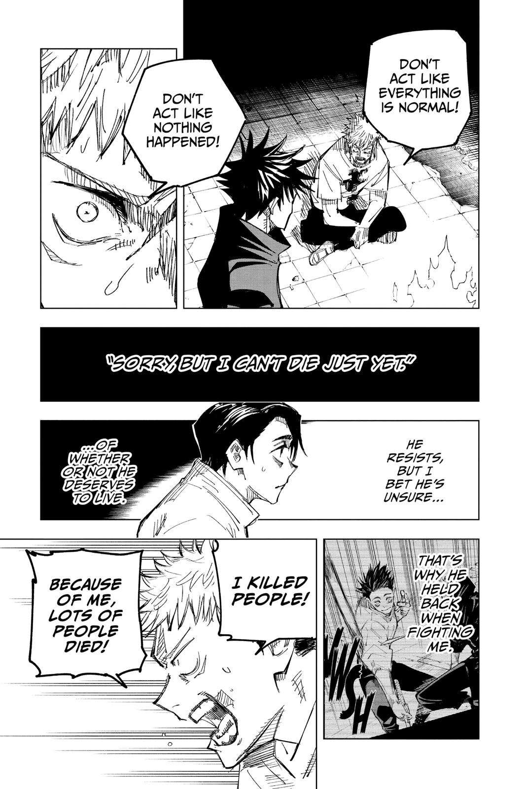 Jujutsu Kaisen Manga Chapter 143 page 19 - One More Time