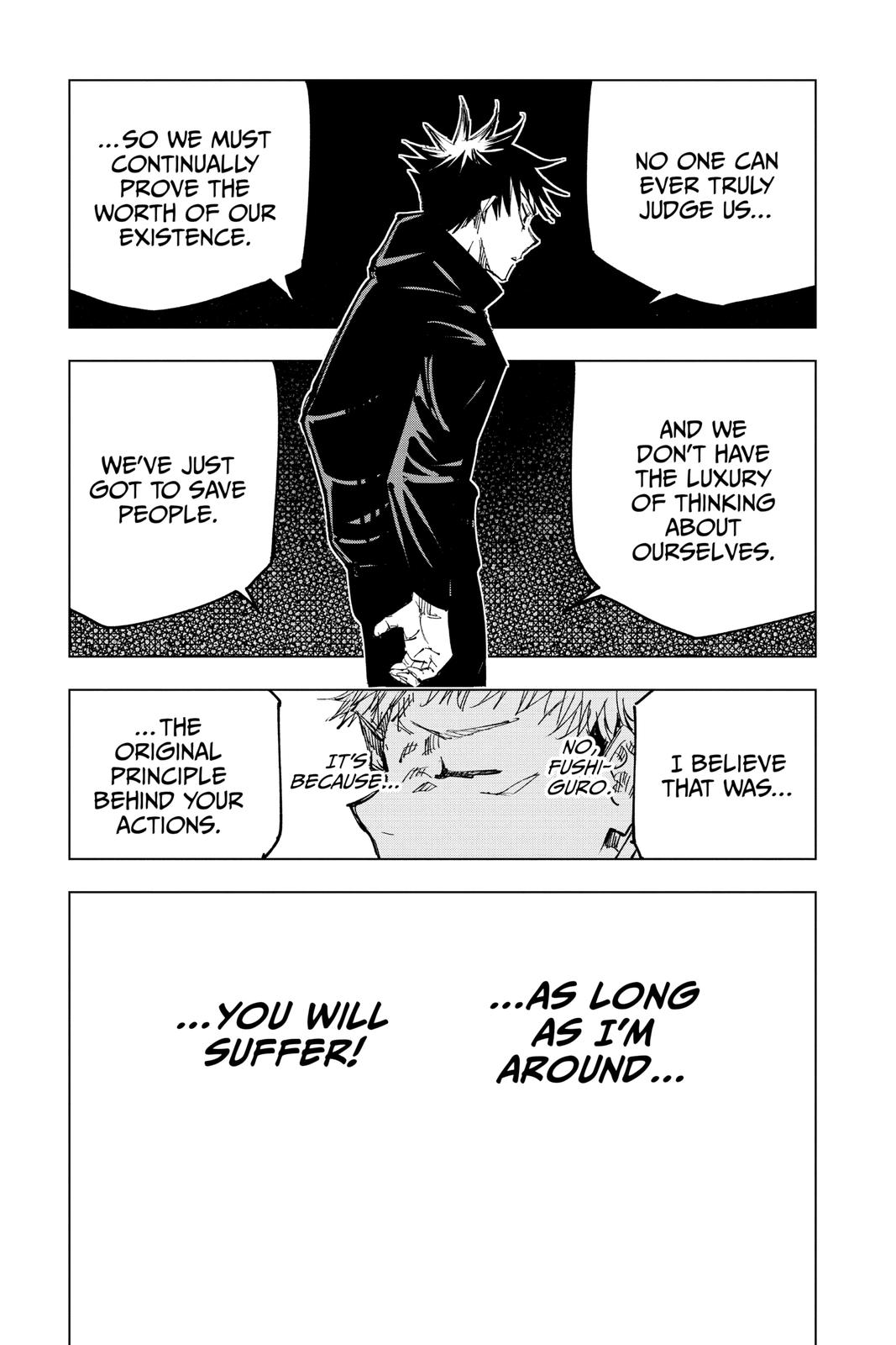 Jujutsu Kaisen Manga Chapter 143 page 21 - One More Time