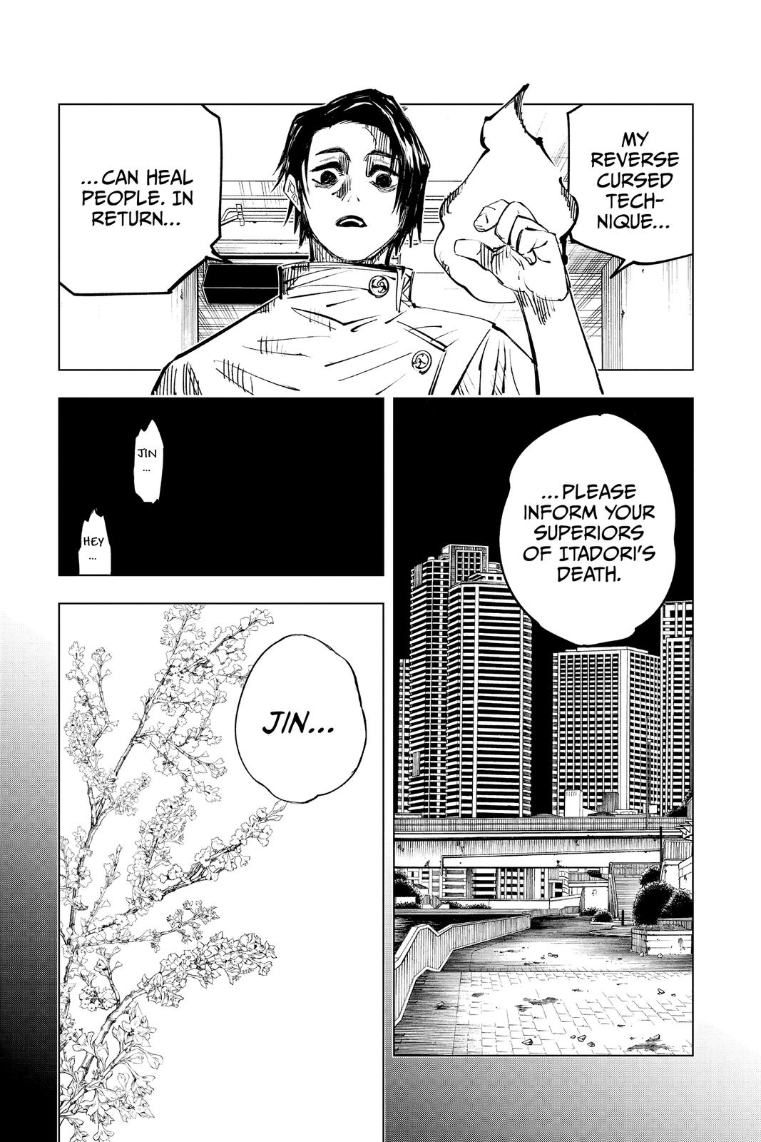 Jujutsu Kaisen Manga Chapter 143 page 9 - One More Time