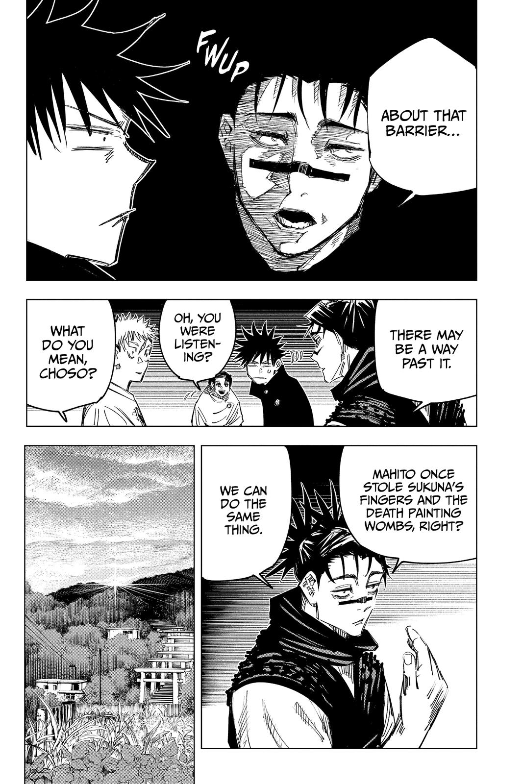 Jujutsu Kaisen Manga Chapter 144 page 7 - That Place