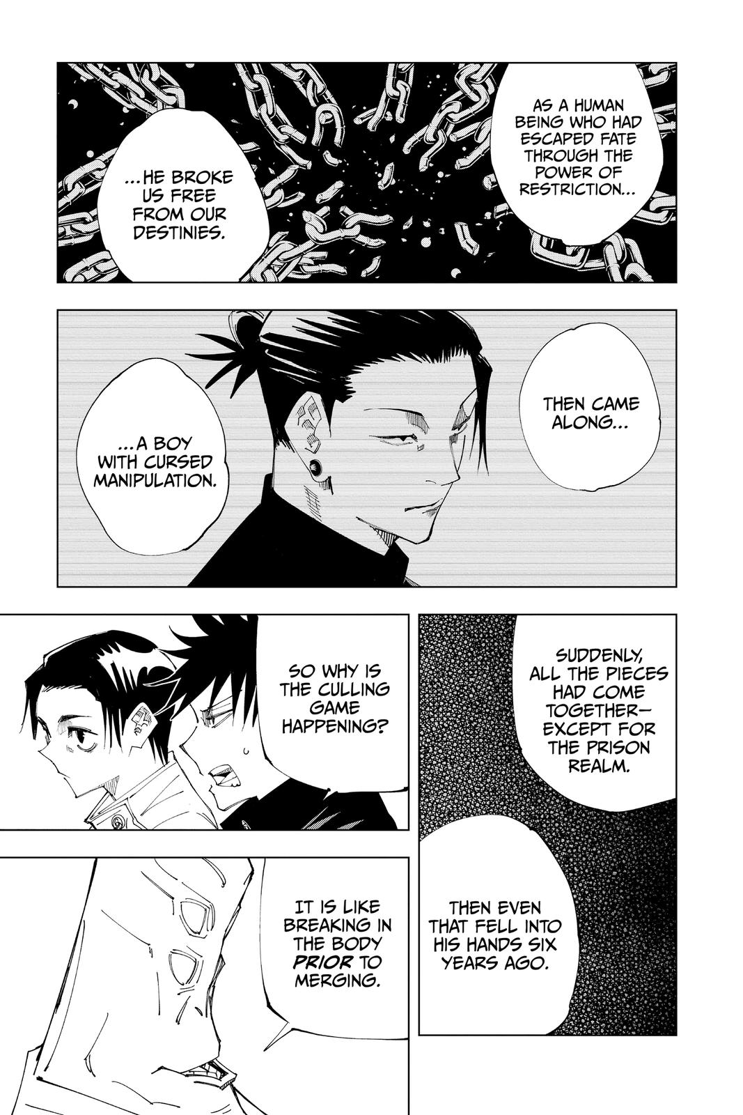 Jujutsu Kaisen Manga Chapter 145 page 11 - The Back