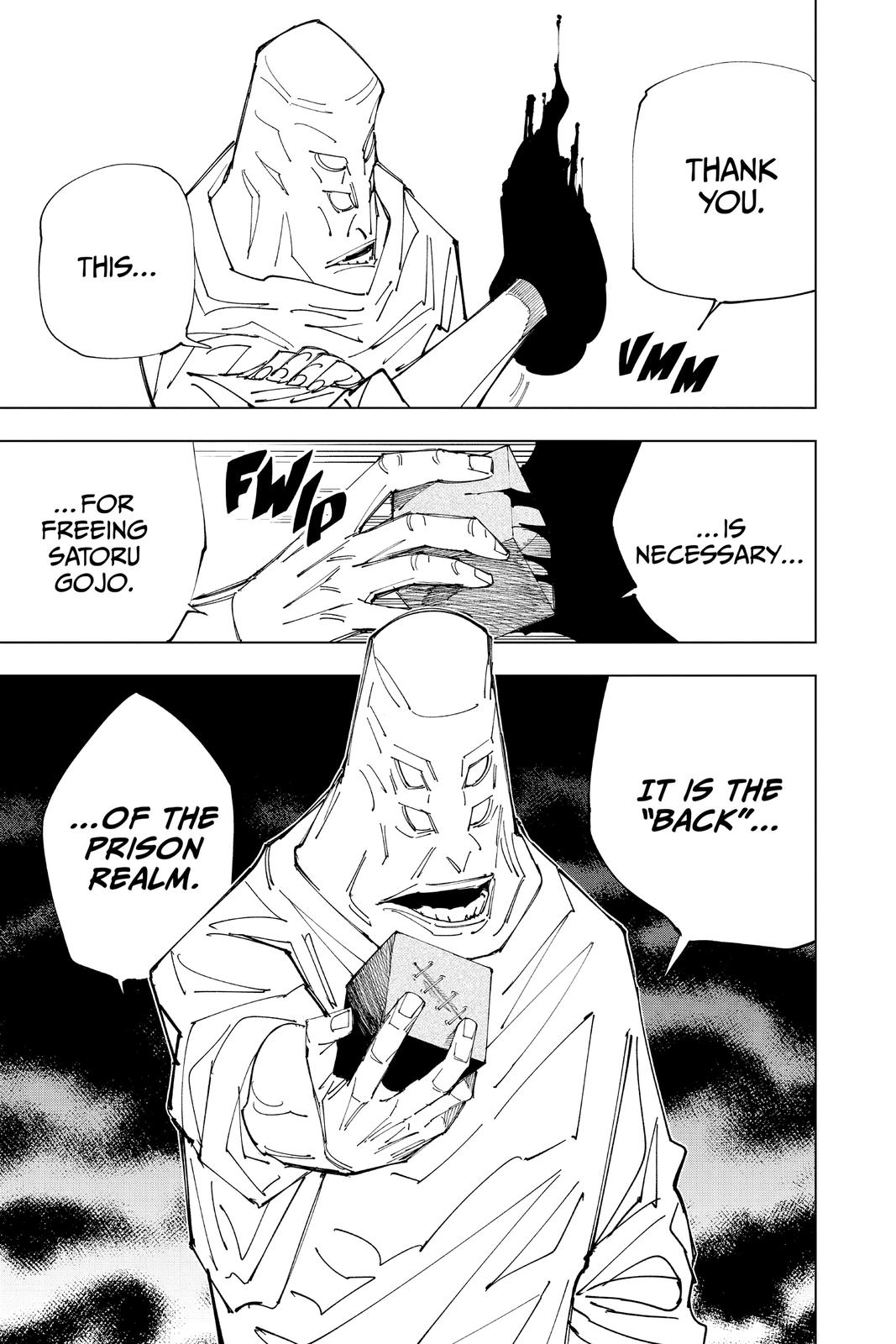 Jujutsu Kaisen Manga Chapter 145 page 15 - The Back