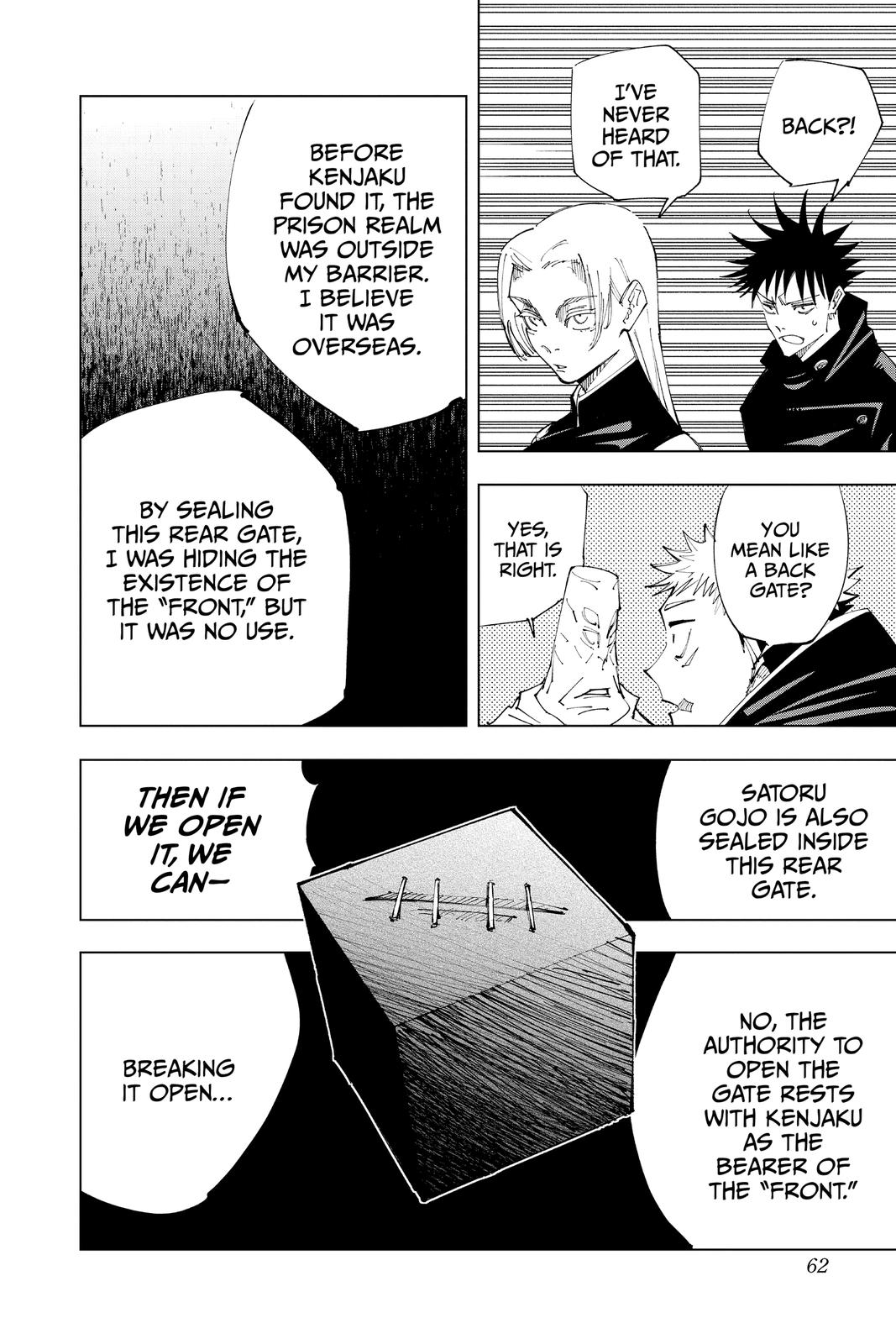 Jujutsu Kaisen Manga Chapter 145 page 16 - The Back