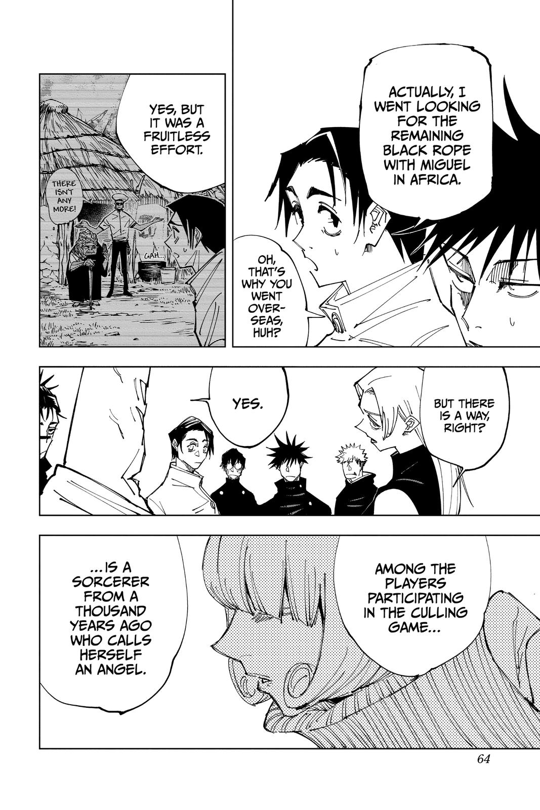 Jujutsu Kaisen Manga Chapter 145 page 18 - The Back