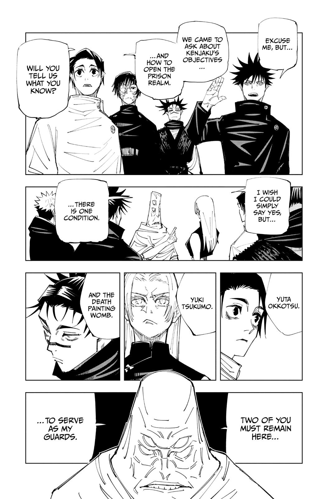 Jujutsu Kaisen Manga Chapter 145 page 3 - The Back