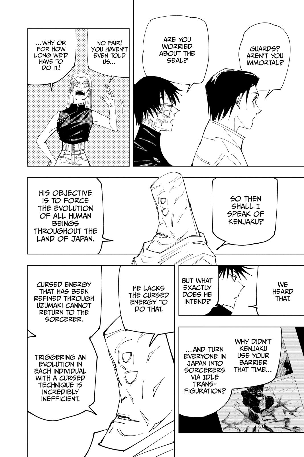 Jujutsu Kaisen Manga Chapter 145 page 4 - The Back