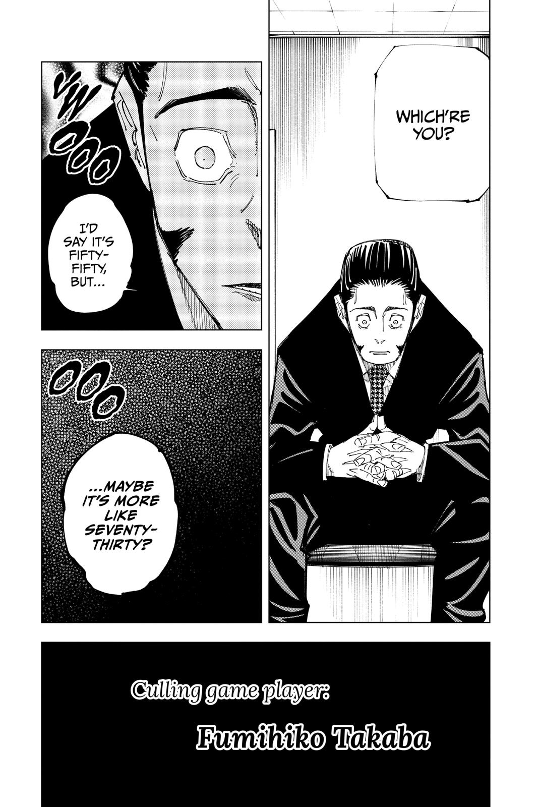 Jujutsu Kaisen Manga Chapter 146 page 19 - About the Culling Game