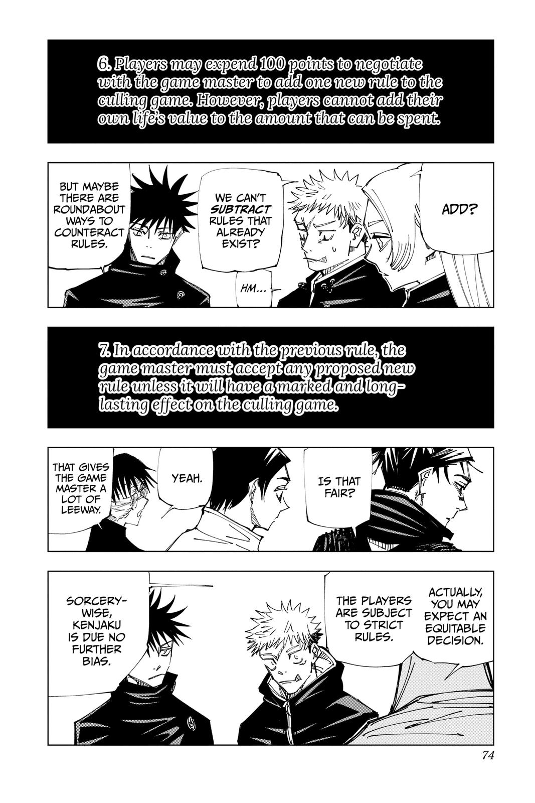 Jujutsu Kaisen Manga Chapter 146 page 8 - About the Culling Game