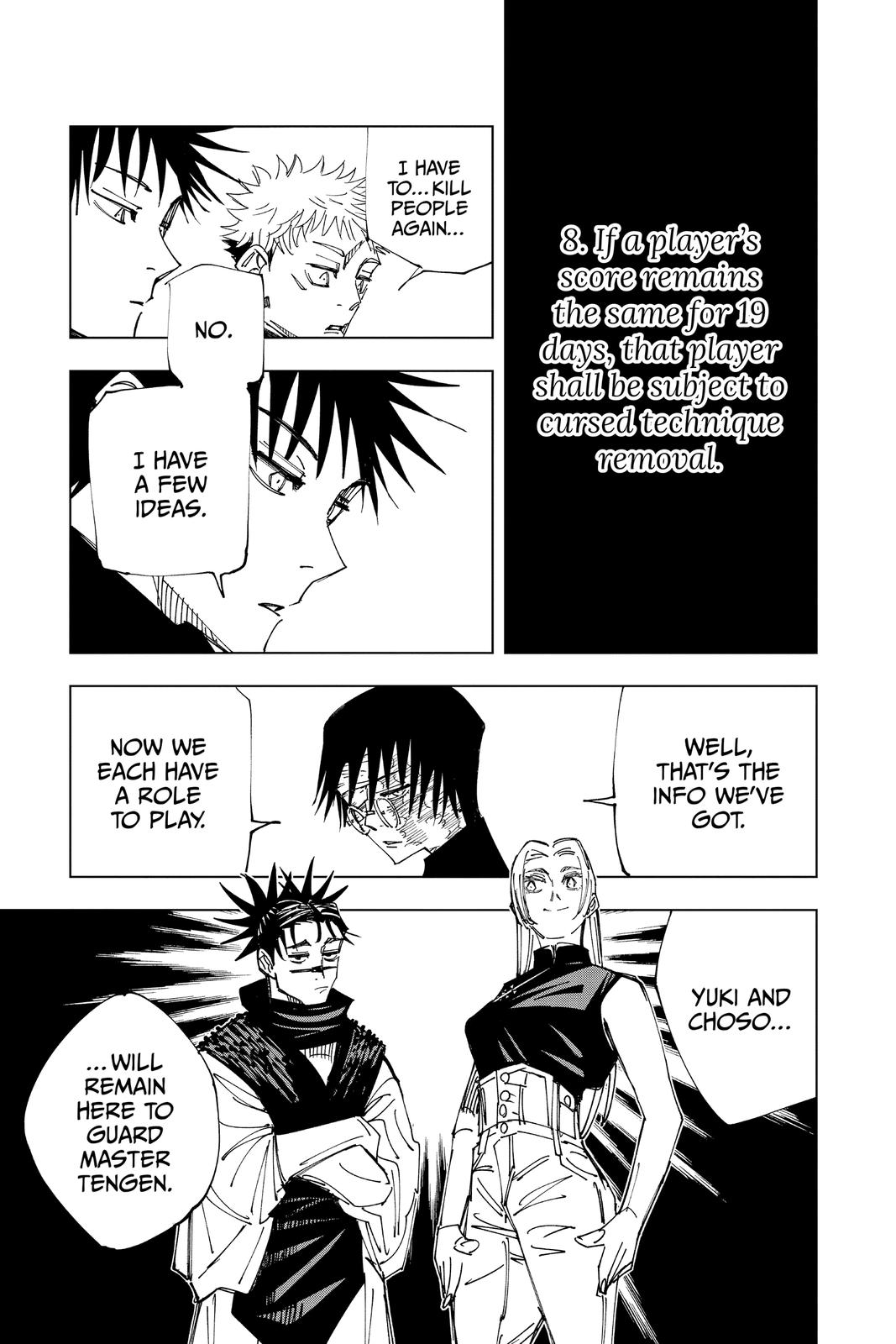 Jujutsu Kaisen Manga Chapter 146 page 9 - About the Culling Game
