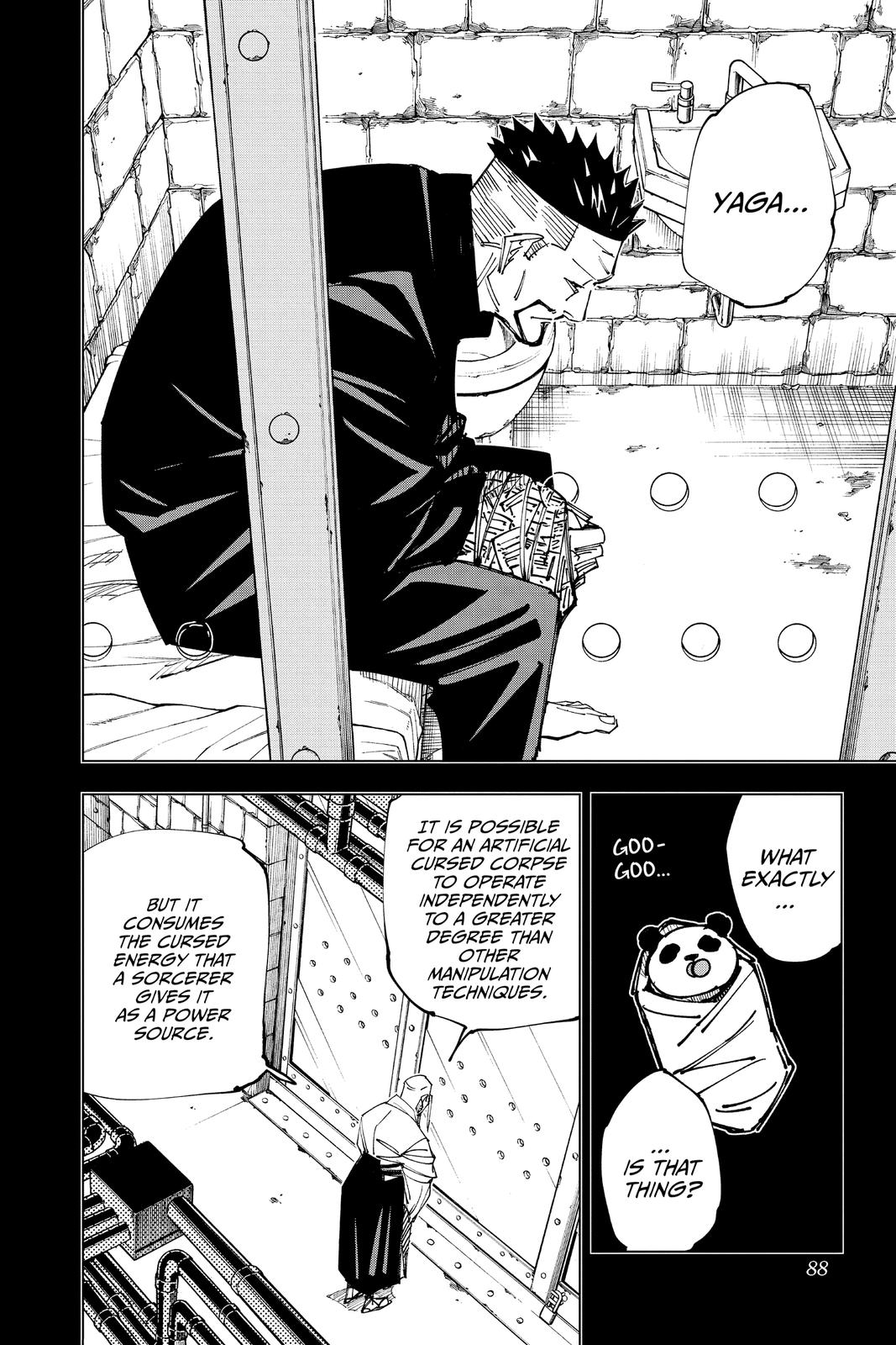 Jujutsu Kaisen Manga Chapter 147 page 2 - Even Pandas