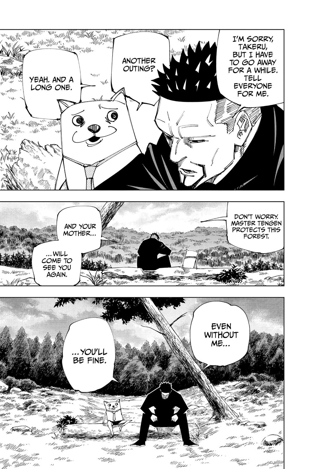 Jujutsu Kaisen Manga Chapter 147 page 5 - Even Pandas
