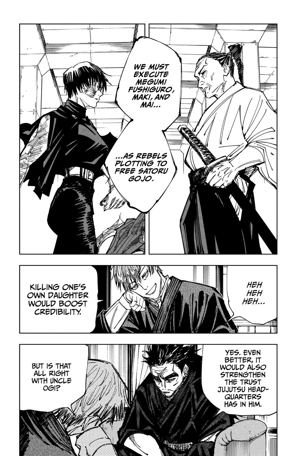 Jujutsu Kaisen Manga Chapter 148 page 11 - Perfect Preparation