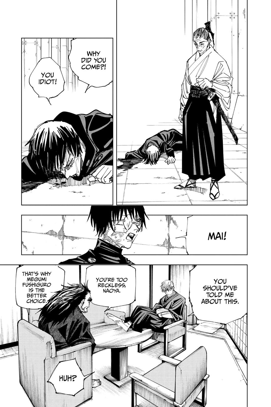 Jujutsu Kaisen Manga Chapter 148 page 9 - Perfect Preparation