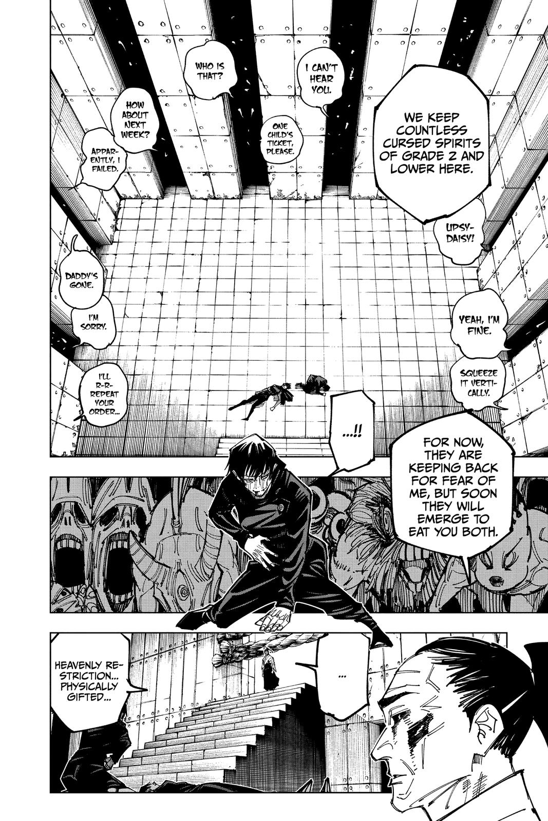 Jujutsu Kaisen Manga Chapter 149 page 4 - Perfect Preparation, Part 2