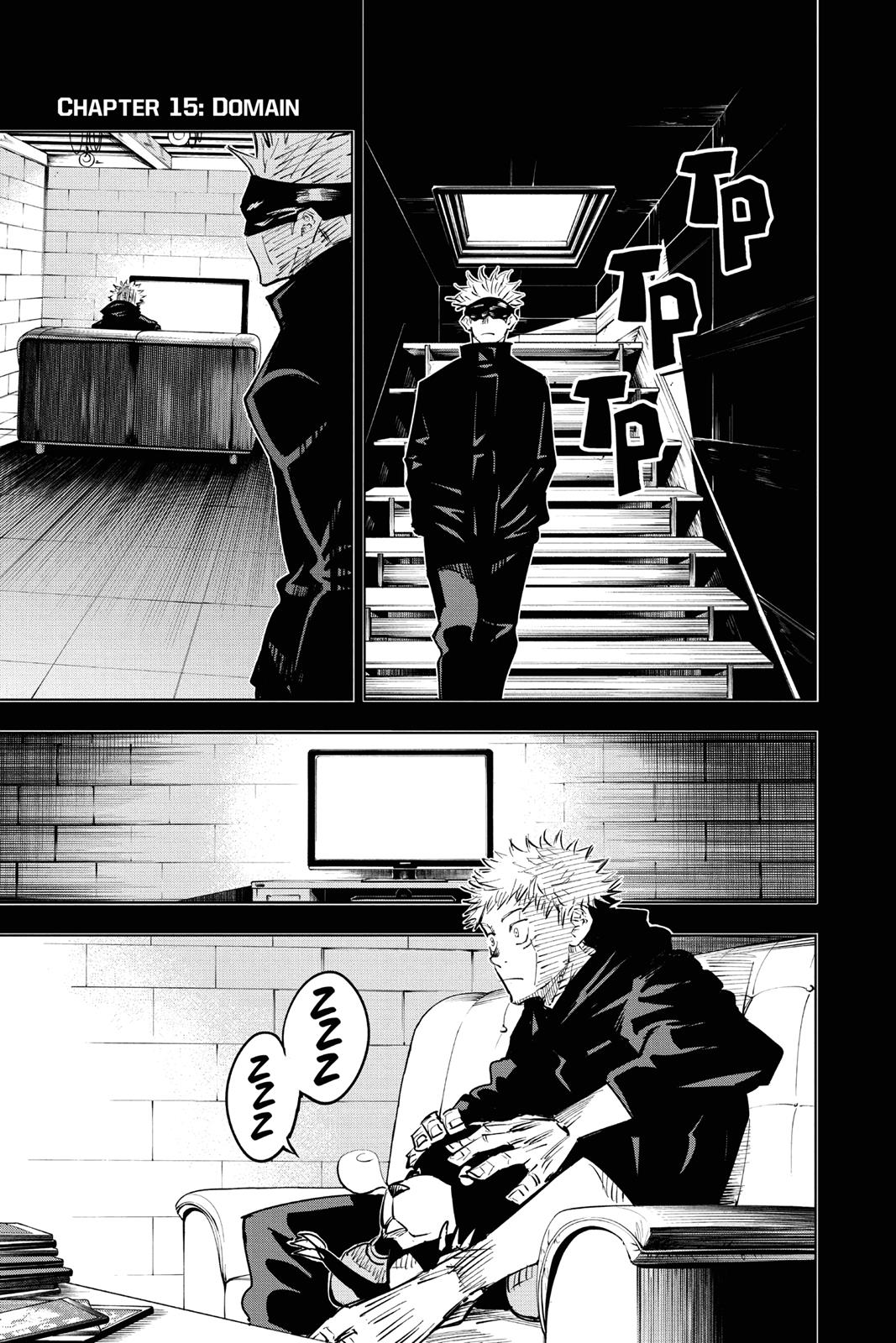 Jujutsu Kaisen Manga Chapter 15 page 1 - Domain