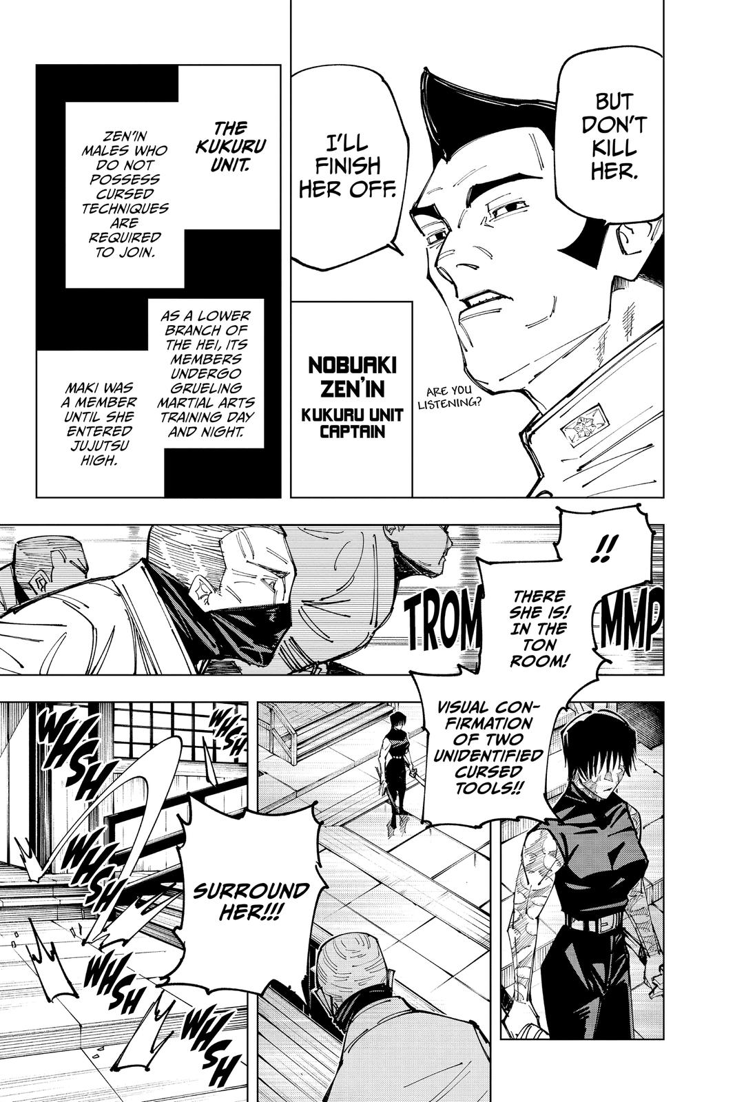 Jujutsu Kaisen Manga Chapter 150 page 6 - Perfect Preparation, Part 3