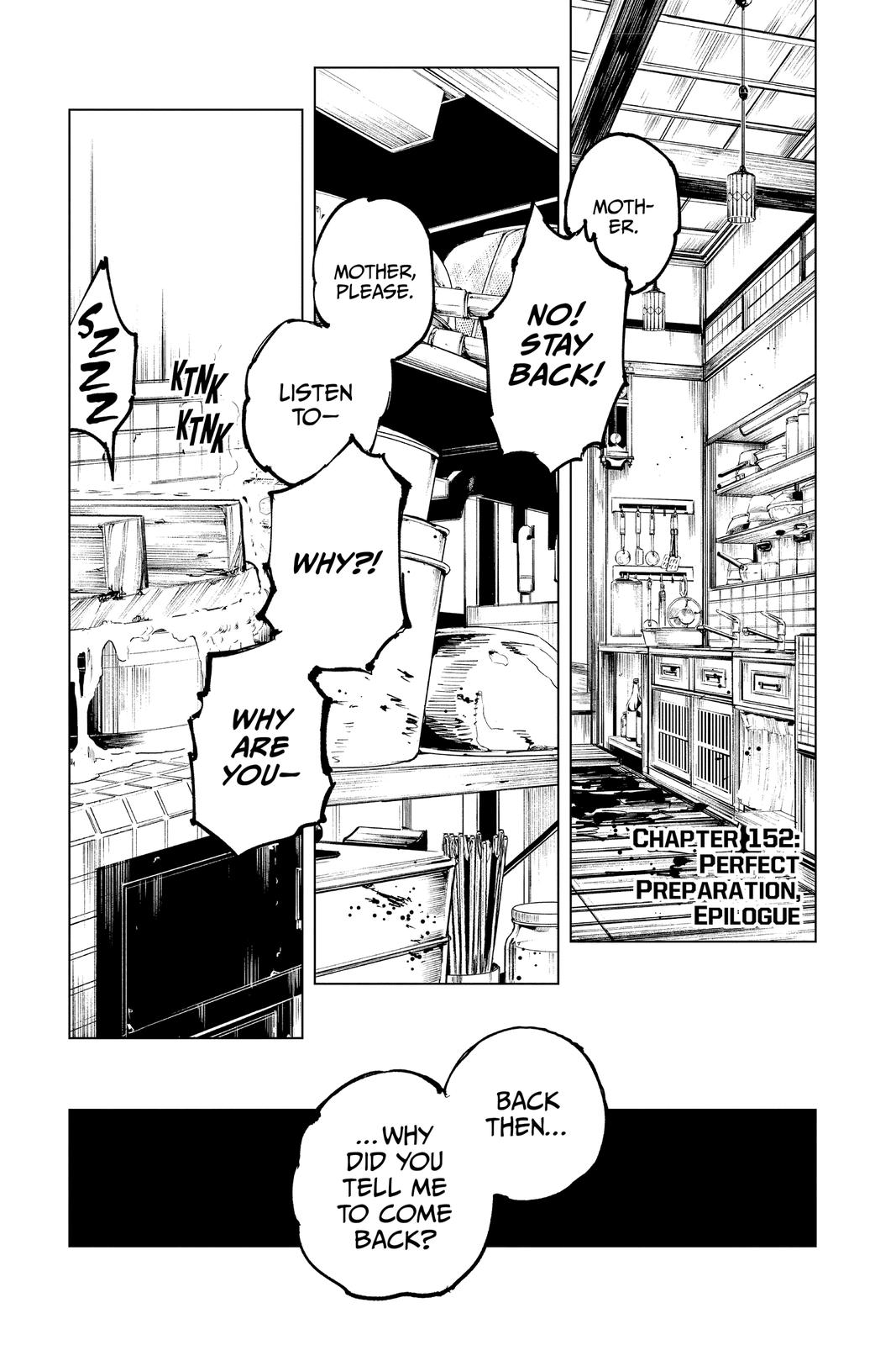 Jujutsu Kaisen Manga Chapter 152 page 1 - Perfect Preparation, Epilogue