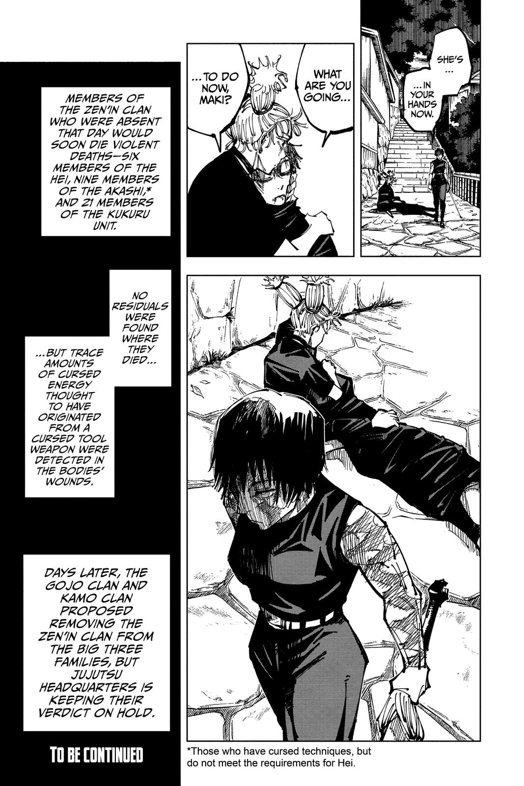 Jujutsu Kaisen Manga Chapter 152 page 9 - Perfect Preparation, Epilogue