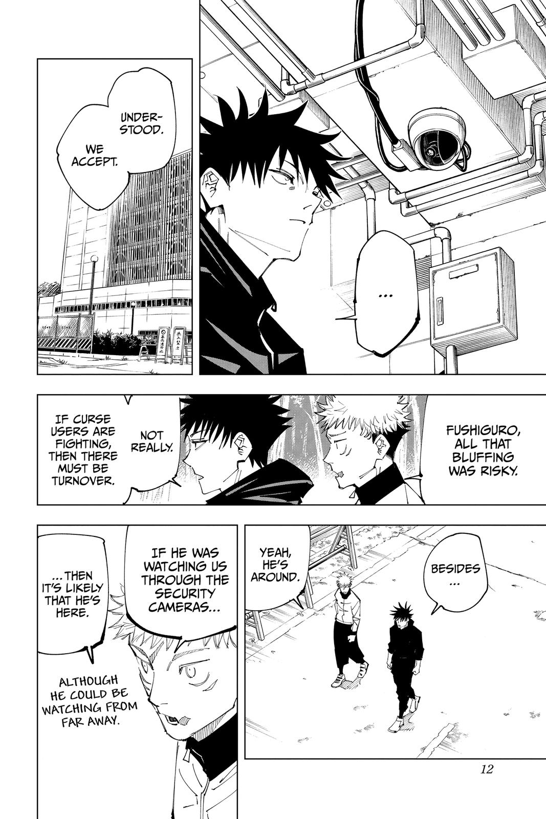 Jujutsu Kaisen Manga Chapter 153 page 12 - Underground Fight Club