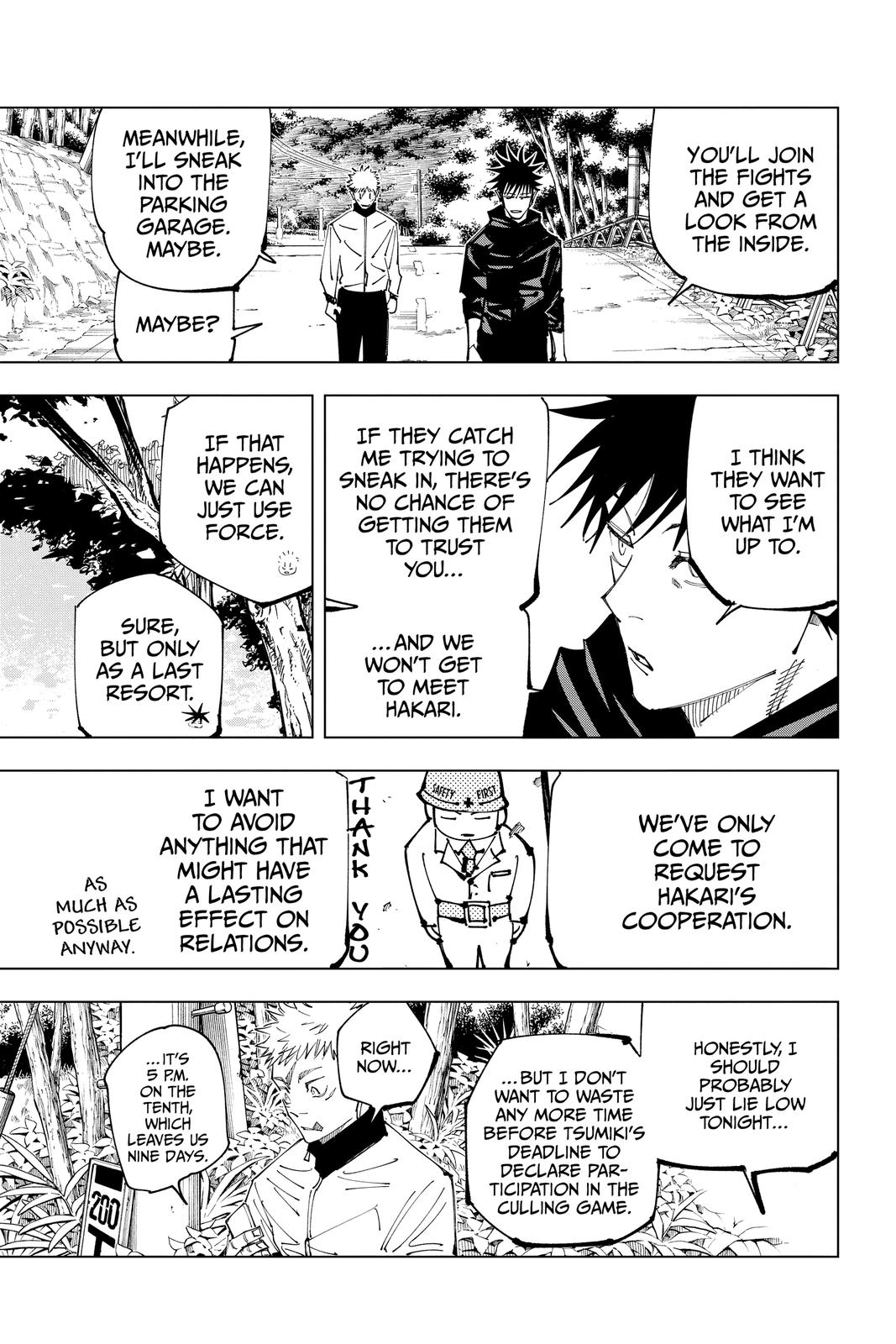 Jujutsu Kaisen Manga Chapter 153 page 13 - Underground Fight Club