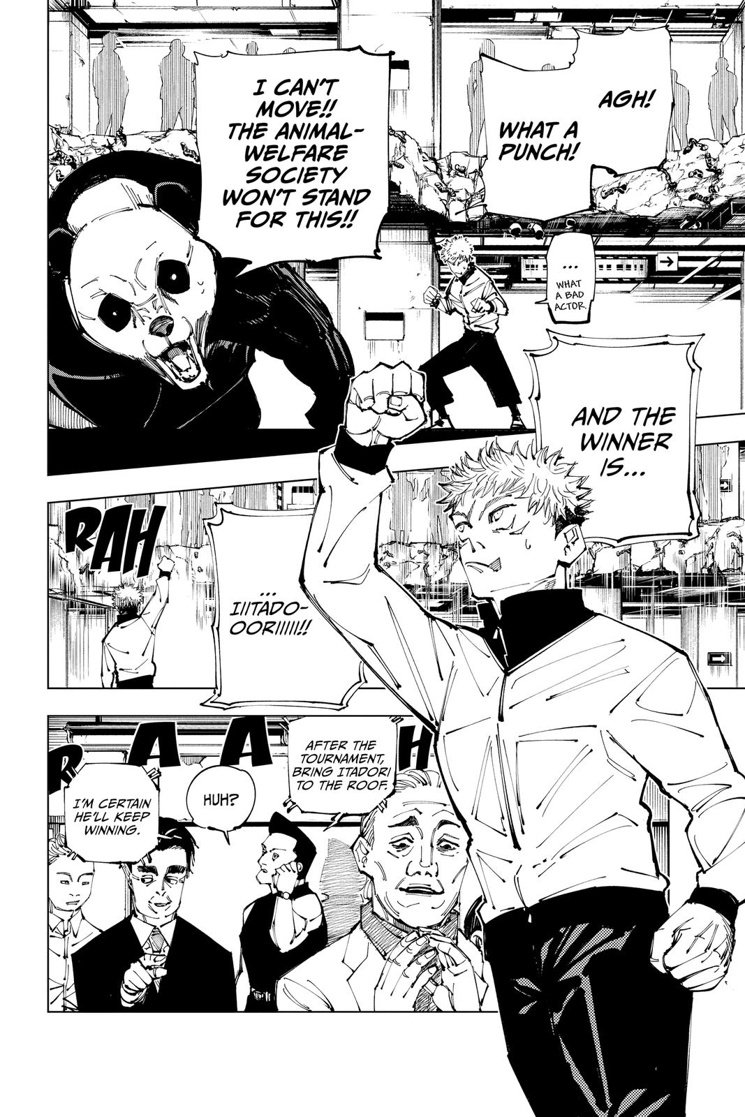 Jujutsu Kaisen Manga Chapter 153 page 21 - Underground Fight Club