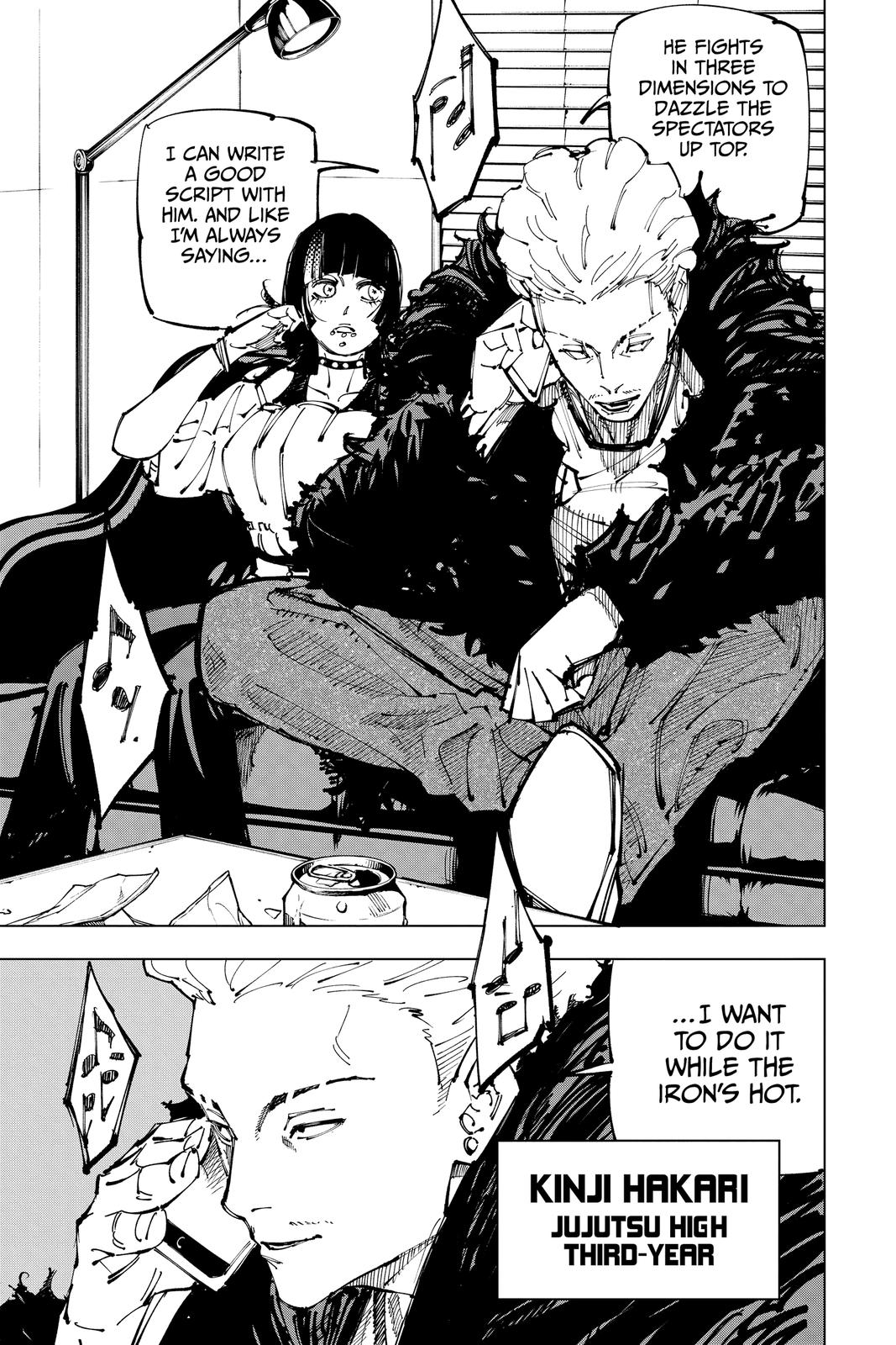 Jujutsu Kaisen Manga Chapter 153 page 22 - Underground Fight Club