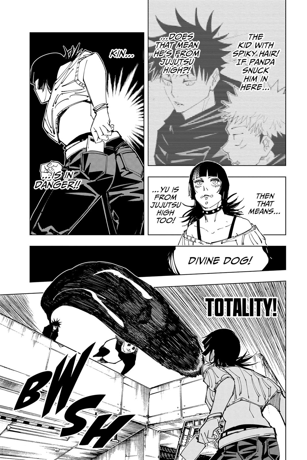 Jujutsu Kaisen Manga Chapter 154 page 13 - Sneaking In