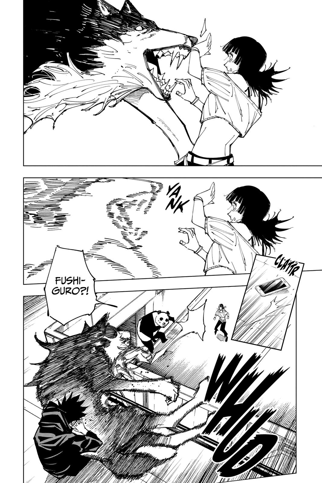 Jujutsu Kaisen Manga Chapter 154 page 14 - Sneaking In