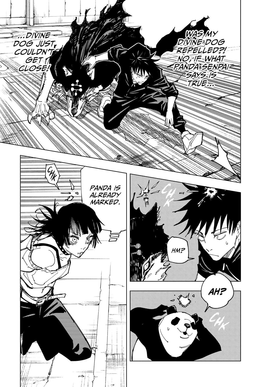 Jujutsu Kaisen Manga Chapter 154 page 15 - Sneaking In