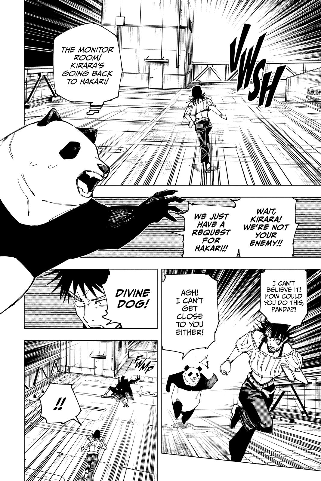 Jujutsu Kaisen Manga Chapter 154 page 16 - Sneaking In