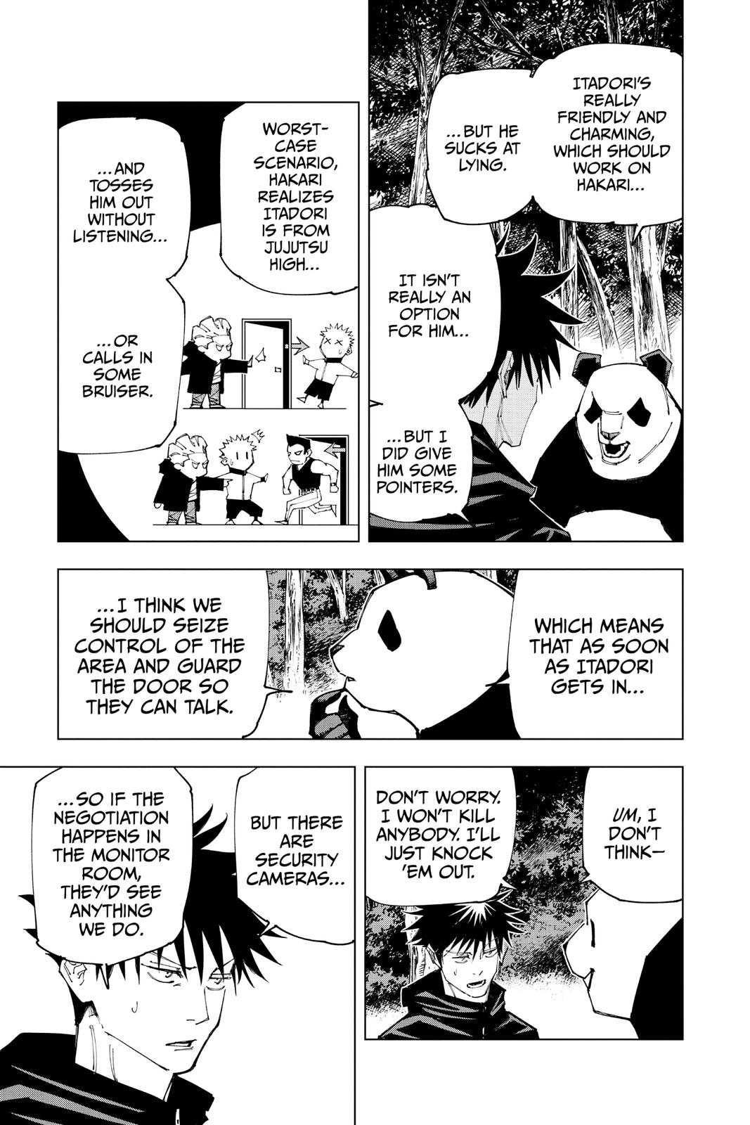 Jujutsu Kaisen Manga Chapter 154 page 3 - Sneaking In