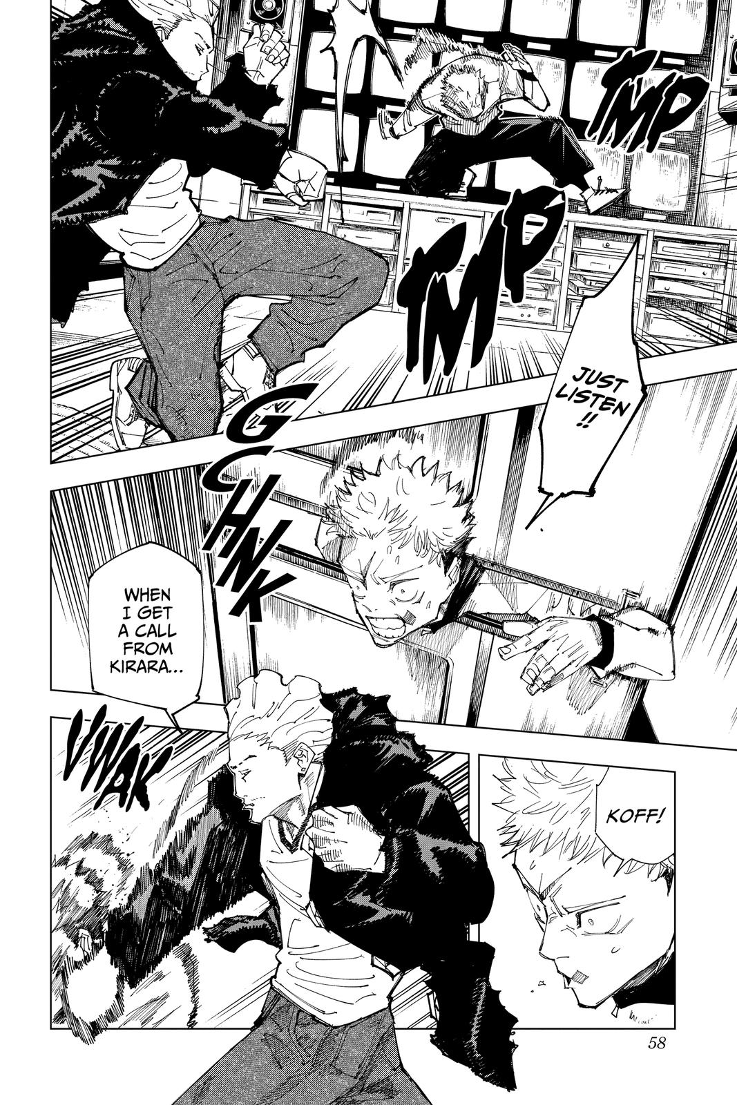Jujutsu Kaisen Manga Chapter 155 page 12 - Fever