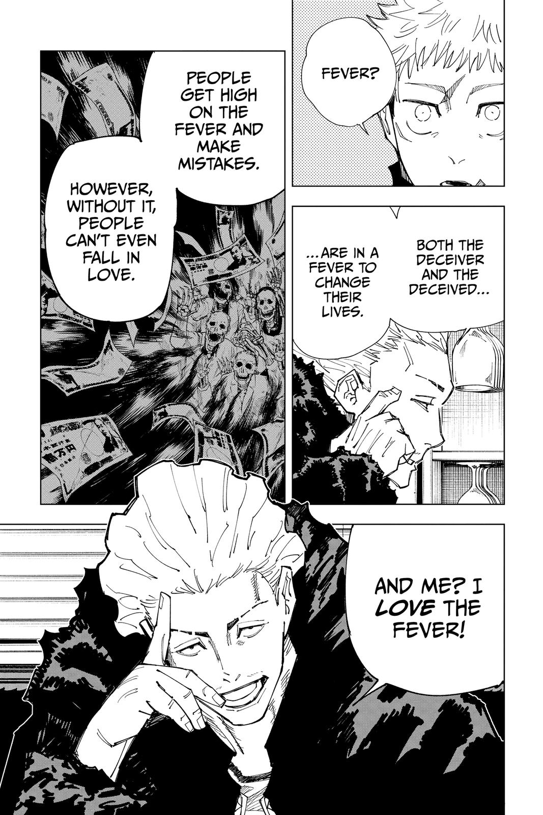 Jujutsu Kaisen Manga Chapter 155 page 3 - Fever